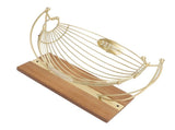 Coffee Pod Holder Iron Hammock Coffee Capsule Storage Basket Bar Countertop Organizer with Wood Base V1294-YM0901-3118240263911