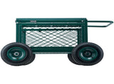 Rolling Garden Cart with Seat, Metal Rolling Garden Work Seat with Wheels, Supports up to 181 kg, V952-KYDHYZYZXCWKUET6P001V0