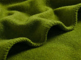 Laconia 400GSM Premium Australian Pure Wool Blanket Moss Green King V442-HIN-BLANKET-LACONIAWOOL-MOSSGREEN-KI