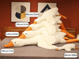 Giant White Goose Plush Pillow Soft Fabric Pillow Sleeping Companion Hugging - White - Size 63in V1107-115-XXX-NNN-WHT-63IN