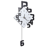 Nordic Style Wrought Iron Wall mounted Clock Hanging Wall Clock Living Room Bar V1294-YM0901-JY34064