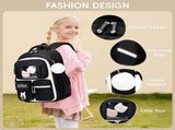 Girls' Backpack, Breathable Backpack for Girls, Grades 1-5, Casual School Bag for Kids, Elementary V1188-MS-313-0295