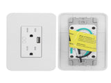 15A WiFi Smart Wall Socket Partition Control USB Interface Remote Control Wall Outlet for V1294-YM0901-3113210141311