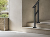 Handrails for Outdoor Steps, 1-2 Step Stair Hand Rail Kit, Transitional Carbon Steel Railings with V952-FGDHGZLSLZFSL278CV0