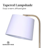 Sarantino Floor Lamp with Metal End Table LMP-MLM-50791-03