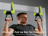 2PCS Portable Pull Up Bar for Doorway, Adjustable Doorway Home Gym System, Lightweight Travel V1369-AZ3-W-08763