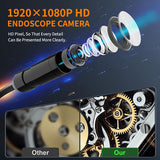 15M 8mm Lens Industrial Endoscope 1080P Digital Borescope Inspection Camera LED Lamp V201-QHGMMOREONE047
