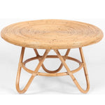 Crocus Rattan Round Coffee Table 80cm - Natural V315-VOD-AZUR-01