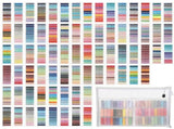 14800PCS Morandi Color Index Tabs, Transparent Writable Reusable Page Markers, 1.81 x 0.71 in V1192-AZ-W-18398