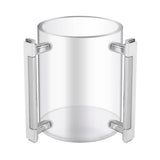 Handing Cup Acrylic Rounding Cup Hand Cup with Two Metal Handles for Jewish Prayer V1369-AZ3-W-11601