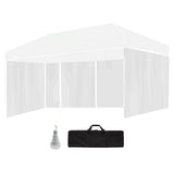 RED TRACK Accessory Pack for 6x3m White Gazebo, includes Walls, Wheeled Carry Bag, Rechargeable USB V219-OTDGPKACCA6WT