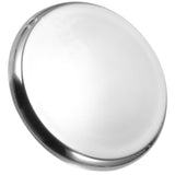 Stainless Steel Round Bar Stool Seat with Smooth Edges, Kitchen Replacement Seat for Home and V1370-AZ4-14793