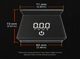 Mini Coffee Dosing Cup Scale - 0.1g Precision Digital Coffee Bean Scale with LED Display, USB-C V888-ELOSUNG57216