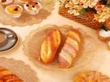 600 Pcs Round Kraft Paper Doilies, 12 Inch Disposable Lace Placemats, Rustic Scallop Doily Table V1259-DP01-A-5768