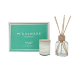 Wick2Ware Australia Bergamot and Lime Essential Oils Diffuser and Soy Wax Candle Set V330-WICK2WARE08