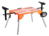 Miter Saw Stand with Tabletop and Wheels 330lbs Load Capacity Adjustable V952-TSXQJZJ5060IEB045V0
