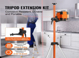 Laser Level Tripod, 1/4"-20 & 5/8"-11 Thread Mount, 40.94-133.85 inch Height Adjustment with Level V952-QZSJJTJYZGS0NVYUIV0