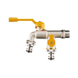 Outdoor Garden Faucet Freeze-Proof Yard Tap with Frost Protection Anti-Cracking Brass Water V1366-AZ2-W-11813