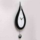 Wall Battery Operated Silent Non-Ticking Walls,Water Droplet Design Acrylic Swing Wall V1192-AZ-W-14597
