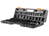 Impact Sockets Set 1/2 Inch Drive 26PCS Standard Length Impact Set 6-Point V952-CJTT12IN26PC00001V0