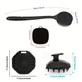 Silicone Bath Brush Set Gentle Exfoliating V728-LP601099649846209