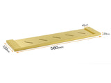 Brushed Gold Square 304 Stainless Steel Storage Holder Shelf Wall Mounted Panel V1233-87007BG