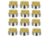 12PCS Flower Frog, Kenzan Pin Frog Round Brass Flower Holder, Flower Frogs for Arrangements Vase, Fl V1192-AZ-W-22920