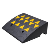 Rubber Curb Ramp 15.2 cm Rise Height Sidewalk Curb Ramp, 37 cm Width 49.1 cm Length Driveway Ramp V952-SJDLYPDGB1197GOBVV0