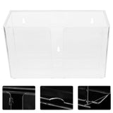 Clear Wall Mount Paper Towel Dispenser with Convenient Design for Home Use V1369-AZ3-W-22559