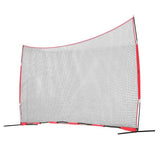 Barricade Backstop Net, 20x10 ft Ball Sports Barrier Netting, Portable Practice Equipment with Carry V952-DQW2010YC000EHXS0V0