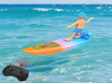 Electric Remote Control Amphibious Surfboard Drift Car Water Land RC Vehicle with Rechargeable V1192-AZ-W-33999