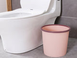 Trash Bin Plastic Exquisite Modern Garbage Container Can for Bathroom Kitchen Living Room Large Pink V1294-YM0710-3117230371814