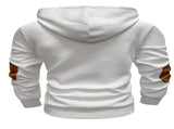 Men'S Casual Hoodie Color Block Sweatshirt Pullover Hoodie Australian - Coffee - Size S V1106-M-APP-84895-COFF-SAUSEU46