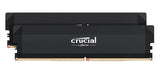 Crucial Pro 32GB DDR5 UDIMM 6400MHz CL32 Black Heat Spreader Overclocking Support Intel XMP V1202-V2-MECD5-2X16G64C32P