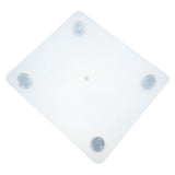 Stable Epoxy Resin Table, White Acrylic, Adjustable for Home V1366-AZ2-W-13904