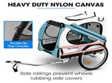 TAG-ALONG Pet & Cargo Bike Trailer, Bicycle Pet & Cargo Trailer, Cargo Carrier, Blue V219-BCAPBTTAPTBA