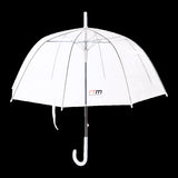 5x Clear Transparent Rain Walking Umbrella Parasol PVC Dome Wedding Party Favour V63-831651