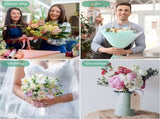Wedding Bouquet Holder Bridal Bouquet Holders for Artificial Flowers Foam Bouquet Holder Handle for V1258-DP02-C-306