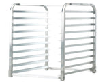 Bun Pan Rack, 10-Tier Commercial Bakery Racks with Brake Wheels, Aluminum Racking Trolley Storage V952-MBPJLZCCHC1058T4RV0