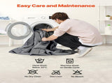 Weighted Blanket, 11 kg, 1524 x 2032 mm Queen Size, Cooling Breathable Heavy Blanket with Glass V952-JZMTDLBT25LBKZUM5001V0