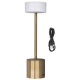 Cordless Table Lamp Touch Control Stepless Dimming 3 Light Modes 2000mAh USB Charge LED Desk Lamp V1294-YM0901-3119230136113