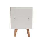 Bedside Tables Drawers Side Table Nightstand White Storage Cabinet Wood V63-837801