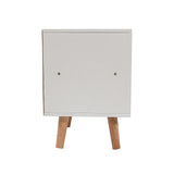 Bedside Tables Drawers Side Table Nightstand White Storage Cabinet Wood V63-837801