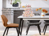 Cupcake Stand Multi Round Tiers Transparent Acrylic High Stability Cupcake Tower for Display Serving V1294-YM0521-3118220330412