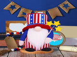 4th of July Patriotic Gnome Decoration Fabric Independence Day Dwarf Doll for Living Room Study V1294-YM0901-3115240110111
