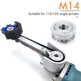 Angle Grinder to Carving Tool Adapter with Wood Carving Disc for Woodworking Grooving Sculpting V1341-ZY-2RJ9EJAG-M14