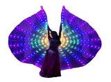 LED Light Up Wing for Adults 9.8FT Polyester Glowing Wing Belly Dance Costume Performance Clothing V1294-YM0901-3119240098212