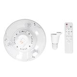 Socket Ceiling Fan Light 3 Color Temperatures Dimmable 2 in 1 Design Small Ceiling Fans with Lights V1294-YM0901-3119250025311
