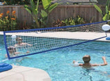 Portable Pool Volleyball Net for Beach and Water Sports, High Strength Mesh with Tension Adjustment, V1192-AZ-W-24233