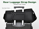 Black Expandable Travel Shoulder Bag - Large Capacity Gym and Duffel Bag with Wet and Dry Separation V888-ELOSUNG57018-1